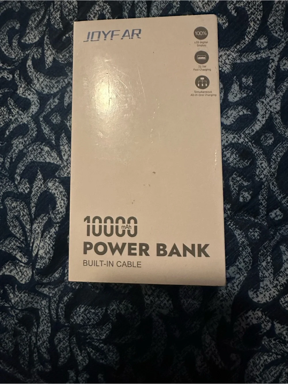 JOYFAR 10000mAh Power Bank - White